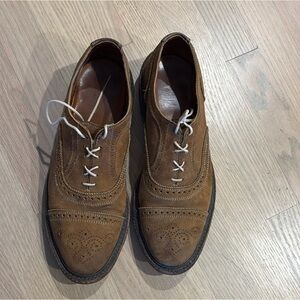 Dainite Soles Men’s Derby Classic Brown Men's Brogue Shoes Made In England